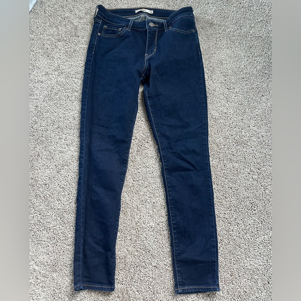 Levi's Women's Skinny Jeans - Dark Blue